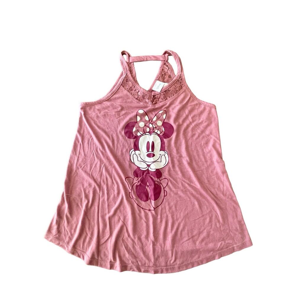 Disney Minnie Mouse v neck lacy tank top Small